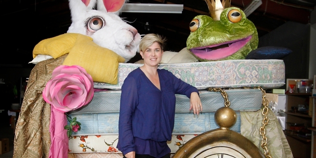 Felicity Cawood has created some colourful characters for the party. Photo / Christine Cornege