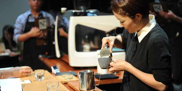 Hanna Teramoto, from Espresso Workshop in Parnell, has been crowned the top barista in the country.