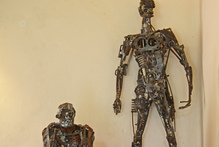 Sculpture by Sam Trubridge. Photo / Davide Fraser.