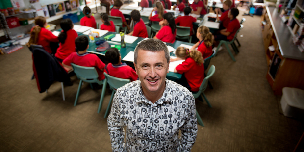 Balmoral principal Malcolm Milner's old buildings are likely to make way for classrooms on two levels. Photo / Dean Purcell