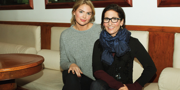 Kate Upton pictured with Bobbi Brown. Picture / Supplied.
