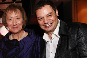 Georgina Te Heu Heu and Paora Maxwell. Photo / Norrie Montgomery