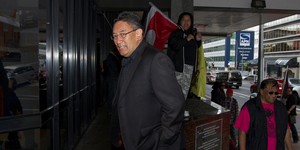 Hone Harawira initially played hard to get, rejecting a first invitation to meet Dotcom. Photo / Brett Phibbs