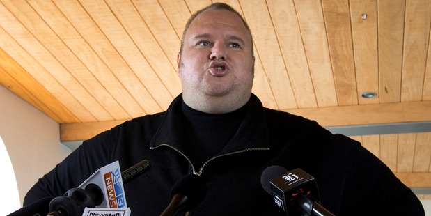 Dotcom has about as much chance of playing kingmaker in 2014 as he has of succeeding the Queen to the throne. Photo / Brett Phibbs