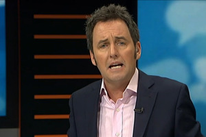 Mike Hosking on the TVNZ current affairs show Seven Sharp 28. Photo / TVNZ