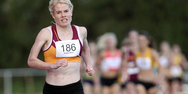 Angie Smit has overcome early season health issues to be in top shape for this weekend's national athletics championships. Photo / Paul Taylor