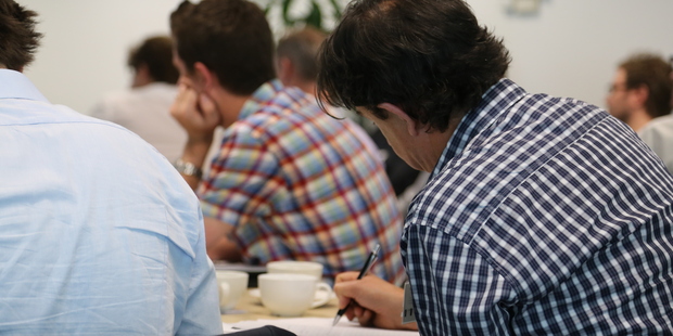 Small business owners attending an Icehouse workshop. Currently, SMEs employ 31 per cent of all NZ employees and account for 40 per cent of GDP.