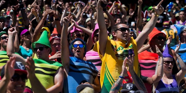 Events such as the Auckland Nines have lured many visitors to the city. Photo / Greg Bowker