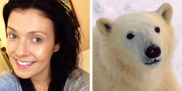 Baring your face like Kym Marsh could help save a polar bear. Photo / Supplied, Thinkstock