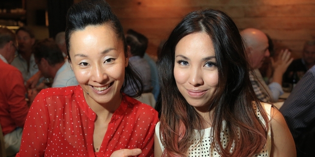 Sachie's Kitchen TV show host Sachie Nomura (left) with social media personality Marischka Prudence.
