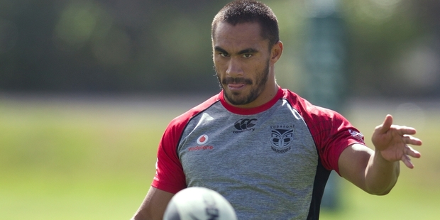 The Warriors will welcome Thomas Leuluai back for their clash with the Wests Tigers in Wellington on Saturday afternoon. Photo / Brett Phibbs