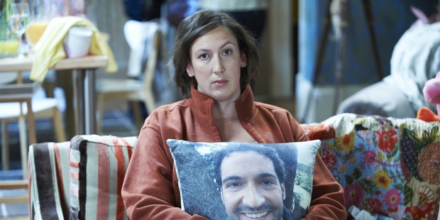 Actress Miranda Hart... it's a pity John Key isn't as funny as she is when he talks about work and poverty.