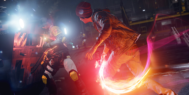 A scene from Infamous: Second Son.
