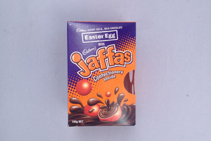 Cadbury Easter Egg with Jaffas inside $6.99 for 100g.