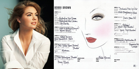 Follow Bobbi Brown's steps to get Kate Upton's look pictured here. Pictures / Supplied.