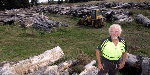HEATED: Approved wood merchant John Caulton says the regional council should be targeting cowboy wood merchants to eliminate smog. PHOTO/PAUL TAYLOR HBT141323-02