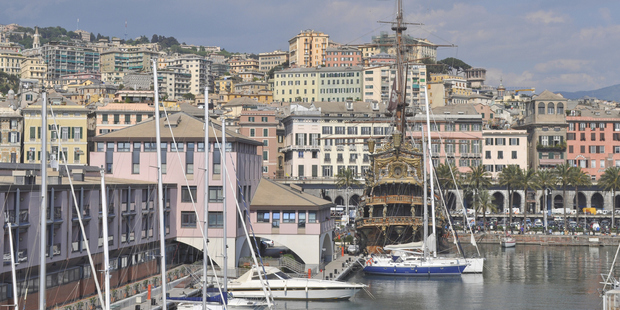 Genoa's picturesque harbour is a gateway to the Mediterranean. Photo / Thinkstock