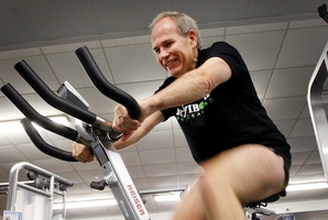 Len Brown was "very happy" with his ratepayer-provided gym gear. Photo / Sarah Ivey