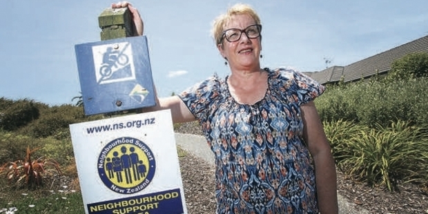 Papamoa Neighbourhood Support co-ordinator Lorraine Stevens is urging people to take personal responsibility with their possessions to reduce the risk of becoming a victim of crime.
