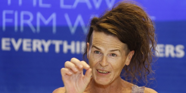 Norrie during a press conference after the High Court of Australia case to be recognised as gender-neutral. Photo / AAP