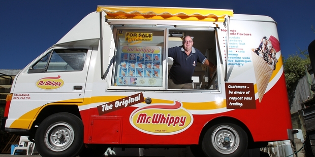 Mr Whippy mobile trader Nicholas Wynne is leading a campaign against a hike in proposed council charges. Photo/John Borren