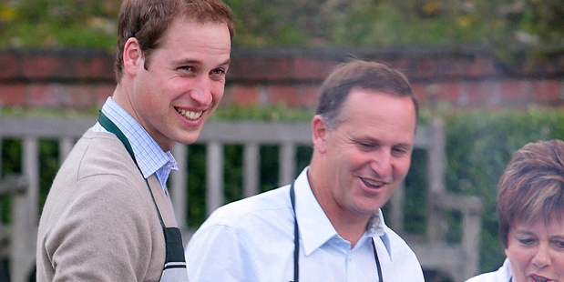 Prime Minister John Key and Prince William won't get the opportunity to repeat their 2010 blokes-at-the-barbie bonding session this time. Photo / APN