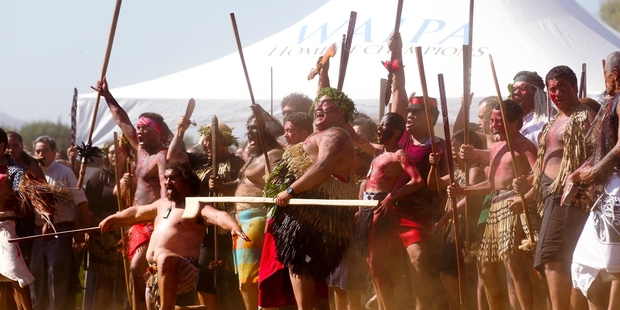 Maori gathered at Orakau to mark the battle 150 years ago in which scores died. The Prime Minister and other VIPs attended the event. Photo / Christine Cornege