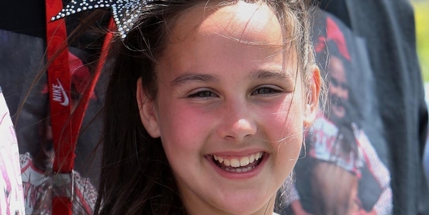 SHE'S OFF: Young Northland cheerleader Grace Hegh heads off to the All Star Games in Las Vegas next week.PHOTO/JOHN STONE