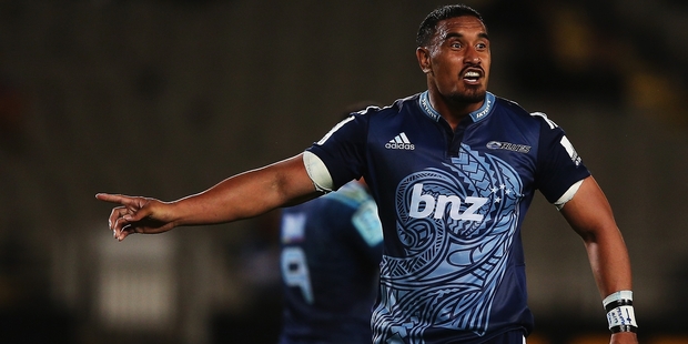 Being able to call on the experience and work ethic of Jerome Kaino has already paid dividends for the Blues. Photo / Getty Images
