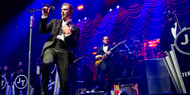 Justin Timberlake will play three show in Auckland. Photo/AP.