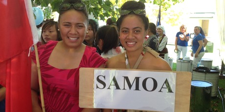 Liz Moli and Siala Tuimaualuga