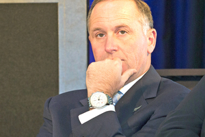 The PM knows homeowners in Auckland are nervous about rising mortgage rates. Photo / Greg Bowker