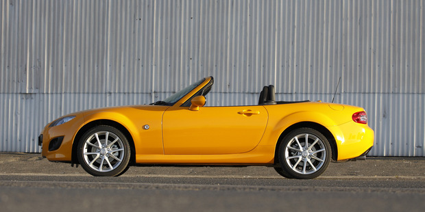 A 2009 Mazda MX5.