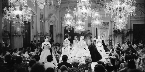 Fashion Show in Sala Bianca Pitti Palace florence, 1955. Photo / Supplied.