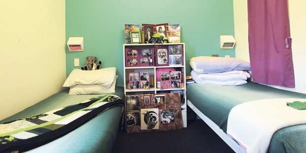 A prisoners' cell in Auckland Region Women's Corrections Facility in Manukau, South Auckland, where inmates can opt for a 40-hour work week at a starting hourly wage of 20c. Photo / Doug Sherring