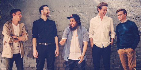 Billy T nominees Tim Batt, Brendon Green, Jamaine Ross, Guy Montgomery, Stephen Witt. Photo / Kate Little Photography