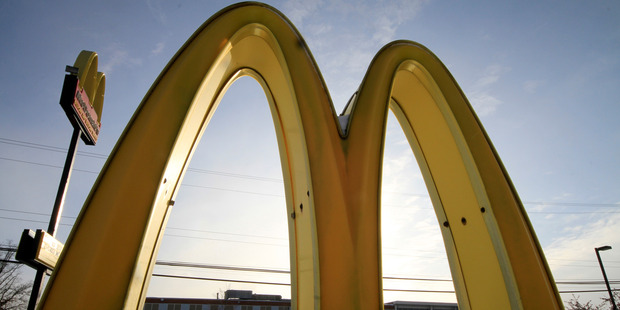 Former McDonald's store managers said they helped withhold employees' wages after facing pressure to keep labour costs down. Photo / AP