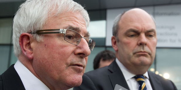 The climate change minister you have when you don't want one, Tim Groser, left, declined to comment at all, writes Bisset. Photo / APN