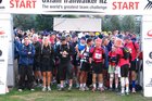 Eager participants prepare to set off. Eager participants prepare to set off.