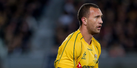 Quade Cooper looked to have sealed the match with a drop goal, quickly followed by his fifth successful penalty, for a 22-10 lead with 10 minutes left. Photo / Sarah Ivey