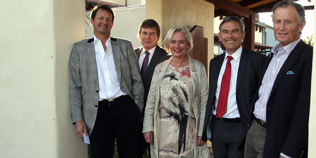 Some of the happy trustees of the Hawke's Bay Foundation.
