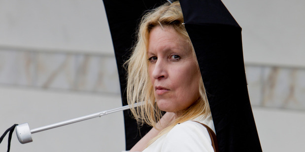 Joanne Quinn pictured outside the Napier District Court. Photo / Glenn Taylor