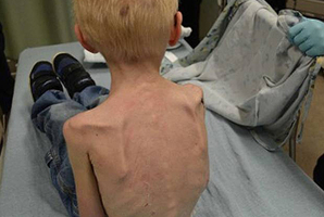 Police released this image of the neglected child. Photo / Harris County Precinct 4 Constable