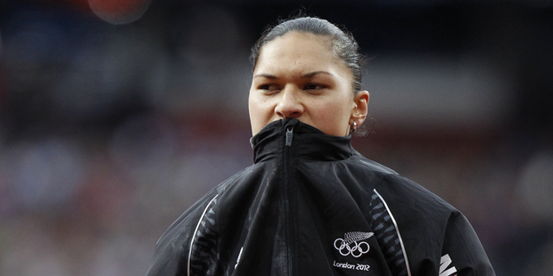 Shot putter Nadzeya Ostapchuk has been banned for four years after failing two drugs test but she won't be able to compete against Valerie Adams at the Rio Olympics. Photo / Getty Images.