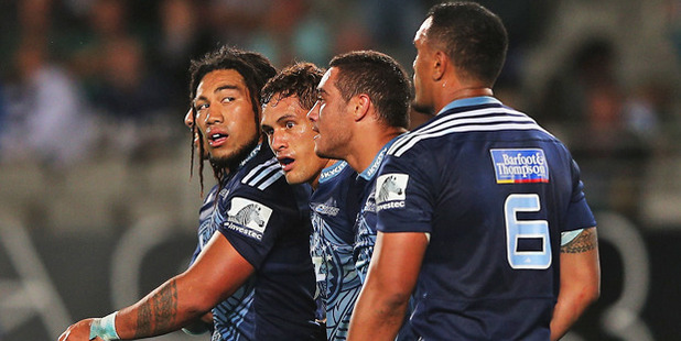 Both the Blues and Brumbies have plenty of attacking weapons would should lead to a highscoring match in Canberra. Photo / Getty Images