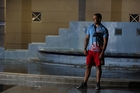 Lifeguard Claudio Abrao helped revive a 2-year-old boy who nearly drowned at Mount hot pools. Lifeguard Claudio Abrao helped revive a 2-year-old boy who nearly drowned at Mount hot pools.