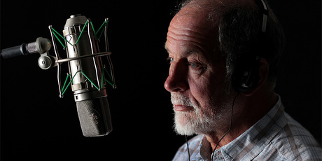 Geoff Robinson signed off Morning Report for the final time this morning. Photo / Radio New Zealand