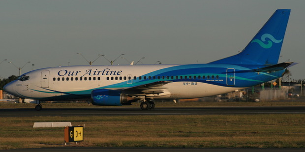 An Our Airline Boeing 737-300. Photo / Creative Commons image by Wikimedia user YSSYguy