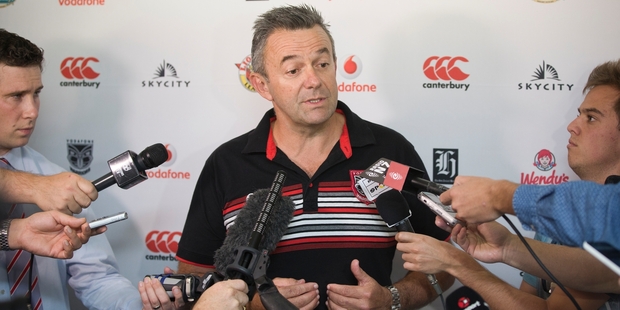 Warriors' chief executive Wayne Scurrah says he is in for the long haul with the NRL club - through good times and bad. Photo / Greg Bowker