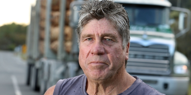 Otaika Valley Rd resident Selwyn Norris says residents of the valley are worried about a predicted 53 per cent increase in the amount of logs being transported down their road. Photo/John Stone
